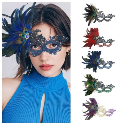 Feather mask costume ball - mask,