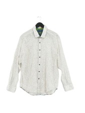 Robert Graham Men's Shirt XL White 100% Cotton Basic