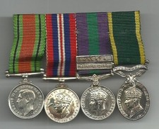 MINIATURE WW2 PALESTINE MALAYA GROUP OF 4