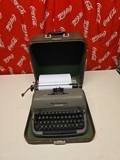 Remington Typewriter Quiet-Riter Miracle Tab & Case 1950s Vintage Working