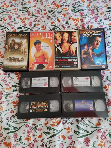 Sealed vhs cassettes bundle - x4,