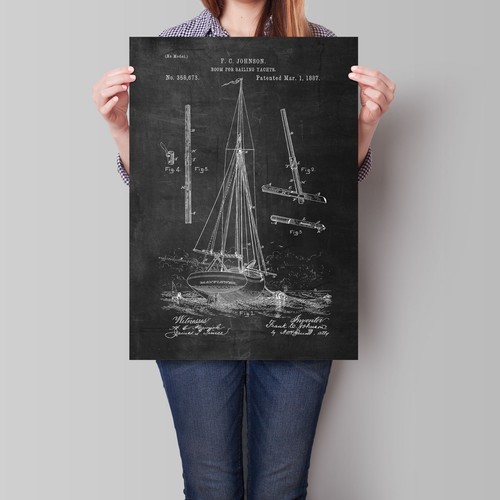 Sailing poster boom - for, yacht