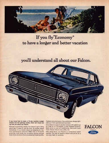 1966 ford falcon print pan - ad,