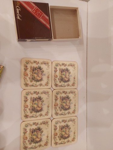 Cloverleaf vintage coaster - cloverleaf,