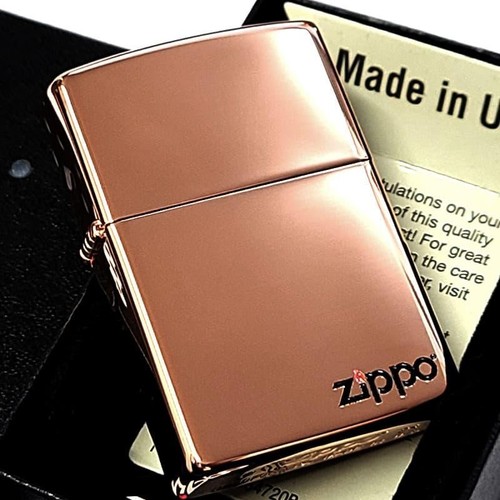 Zippo mirror copper plate logo - mirror,