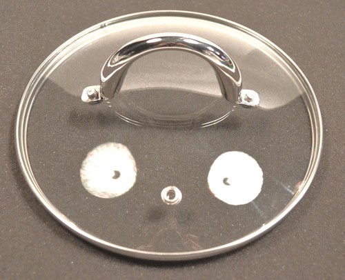 20cm vented glass - vented, lid