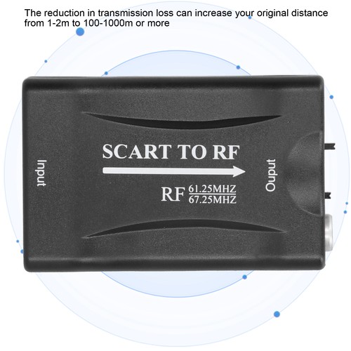 Scart video adapter - to, rf