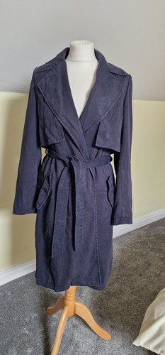 Zara soft cotton trench coat - cotton,