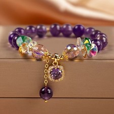 Amethyst Bracelet 8MM Natural
