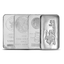 5 oz Silver Bar (Varied