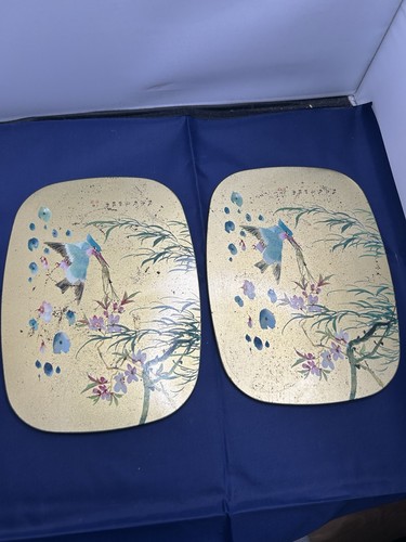 Pair vintage asian - of,
