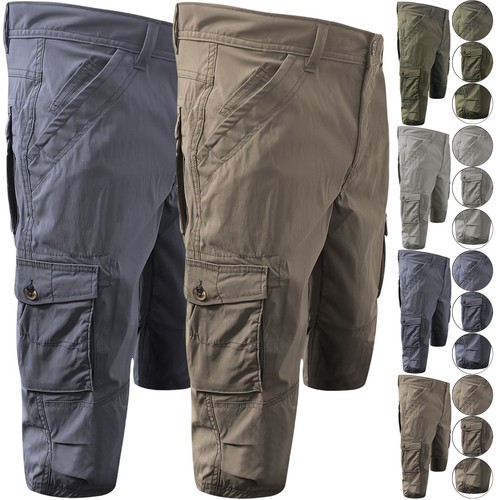 Mens cargo shorts 4 - 3/4,