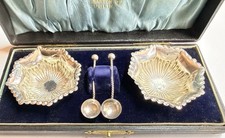 Pair of antique sterling