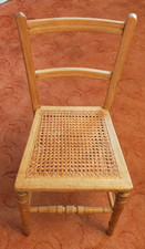 Beech cane seated chair - cane,