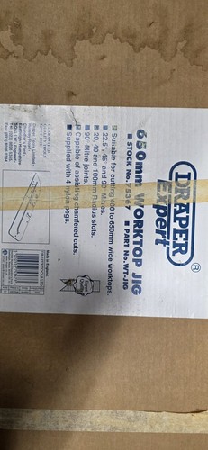 Draper 650 worktop jig - worktop,