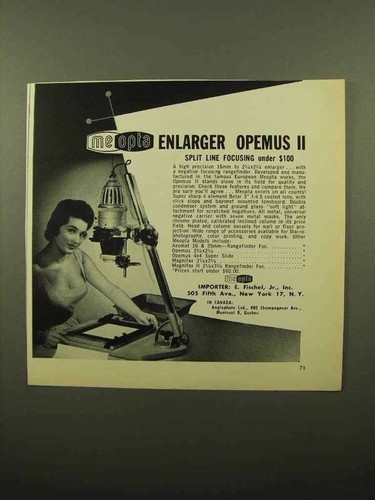 1961 meopta enlarger opemus - 1961,