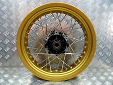 OEM Ducati SCRAMBLER 800 DESERT SLED 17" Gold spoked rear wheel rim 2017 to 2021