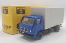 CONRAD 1:50 3137 MAN VW 8.90F KOFFER TRUCK BLUE SCARCE GOOD IN BOX DIECAST LORRY