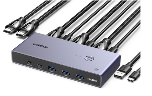 Ugreen 60hz displayport kvm - ugreen, 8k@60hz