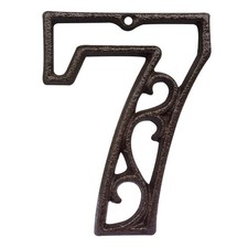 Decorative house numbers 6 - decorative,