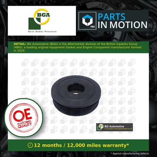 Crankshaft pulley dp1202 bga - dp1202,
