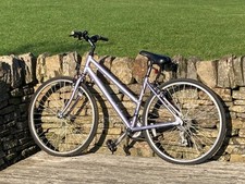 Halfords Apollo CX 10S Women's Bike, lilac, 700x40c, grip shift gears COLLECT !