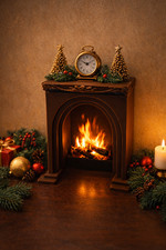 Dolls house fireplace 12 - house, 1/12
