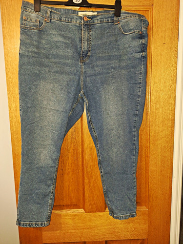 Simply crop blue denim - be,