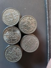 1 X Bag Of 50 X One Shillings