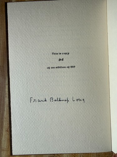 Frank belknap long - frank,