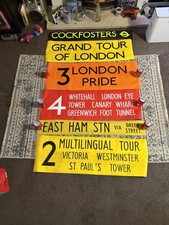 Vintage London Bus Blinds Rare