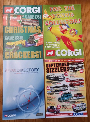 Corgi toy catalogue leaflets - catalogue,