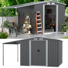 6/8/10FT Metal Garden Storage