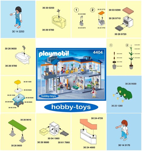 Playmobil 4404 4408 - playmobil,