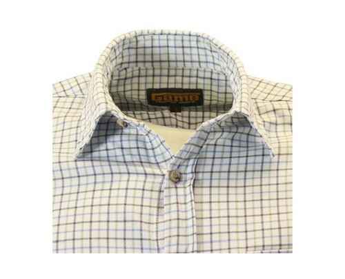 Game tattersall shirt - tattersall, blue
