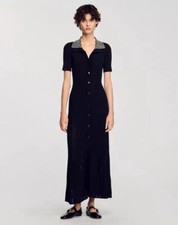 NEW Sandro Pearl lapel Short