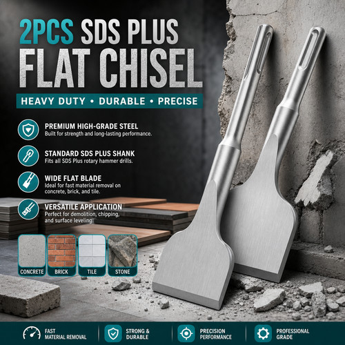 Sds plus tile chisel set - sds,