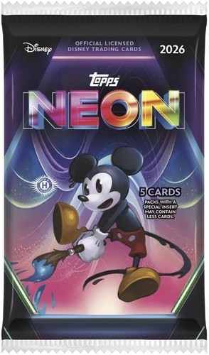 2026 topps disney neon - neon, base