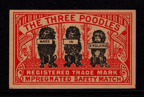 Matchbox label england - matchbox, the