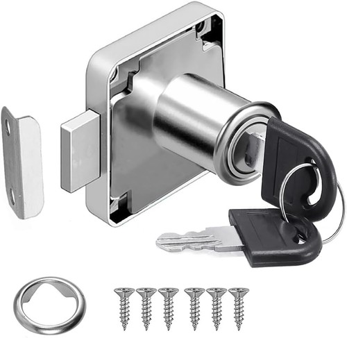 22mm cam lock with - cam, zinc