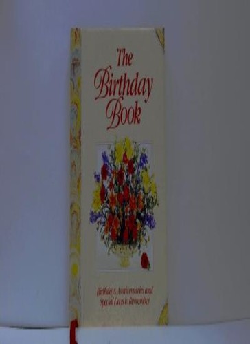 The birthday book birthdays - the, book: