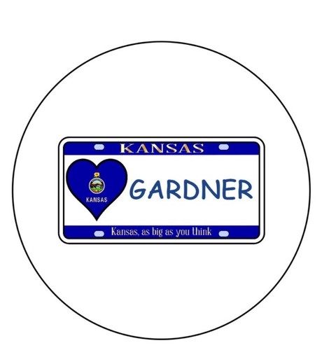 Gardner kansas license - license, plate