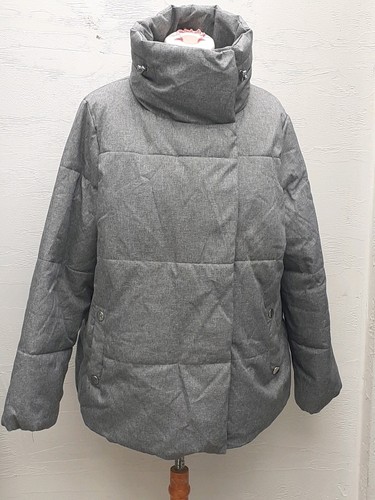 Ladies grey fabric quilted - ladies,