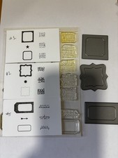 Papertrey Ink PTI Framed Out 1, 2 & 5 Clear Stamps & Matching Dies