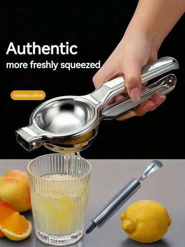 Stainless steel lemon squeezer - stainless,