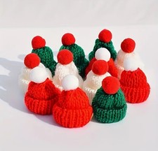 15 Pcs Mini Knitted Hats, Tiny