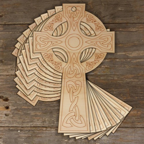 10x wooden traditional celtic - traditional,