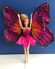 Mattel Barbie Mariposa Fairy Princes Butterfly Beautiful Collectable Doll