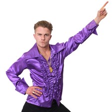 Mens purple 1970 disco - mens,