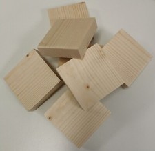 SQUARE PINE WOOD PLAQUES WOODEN BLOCKS BLANKS PLAQUES 20mm thick 71mm 96mm 145mm